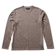 テックライトロングスリーブポケットクルー TECH LITE LS POCKET CREWE IT61770 （TR）トレイルヘザーSサイズ [アウトドア カットソー メンズ]