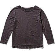 ネイチャーダイド ロングスリーブ クルー W NATURE DYED LS CREWE ITW61972 （BU）ブドウ XSサイズ [アウトドア カットソー レディース]