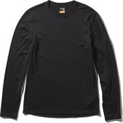 200 オアシス ロングスリーブ クルー M 200 OASIS LS CREWE IX20190 ブラック(K) XSサイズ [アウトドア アンダーウェア メンズ]