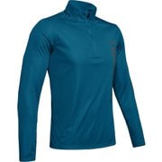 UA SPEED STRIDE SPLIT 1/4 ZIP 1342689 TVB/PCG/RLT MD [ランニングシャツ]