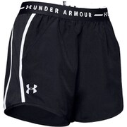 UA Fly By Exposed Short 1347568 BLK/WHT/RLT MDサイズ [ランニングパンツ レディース]