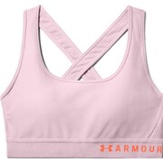 Armour Mid Crossback Heather Bra 1310459 PHH/PIG/PCP SMサイズ [スポーツブラ]