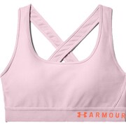 Armour Mid Crossback Heather Bra 1310459 PHH/PIG/PCP MDサイズ [スポーツブラ]
