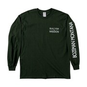BFTM Long Sleeve Tee Forest 19761340048007 Green Lサイズ [アウトドア カットソー メンズ]