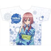 TVアニメ 五等分の花嫁 フルグラフィックTシャツ 中野 三玖 浴衣ver. [キャラクターグッズ]