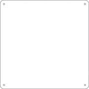 058361 [緑十字 スチール無地板 白 225×225×0.5mm 普通山型]