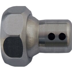 ヒルトライン 90°丸ノズル φ2.0×穴数2(アジャストナット入り) 1DU-90-2