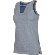 Crashiano Top Women 1017-00930 50259wing teal melange-wing teal Lサイズ [アウトドア ノースリーブ レディース]