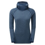 FEM PRIMINO HYBRID HOODIE GFPHHOL 699 ナワールブルー Mサイズ [アウトドア カットソー レディース]