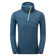 PRIMINO HYBRID ALPINE HOODIE GMPALHL 699 ナワールブルー Sサイズ [アウトドア カットソー メンズ]