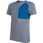 Crashiano Pocket T-Shirt Men 1017-00920 50258 wing teal melange-sapphire Lサイズ(日本：XLサイズ) [アウトドア カットソー メンズ]