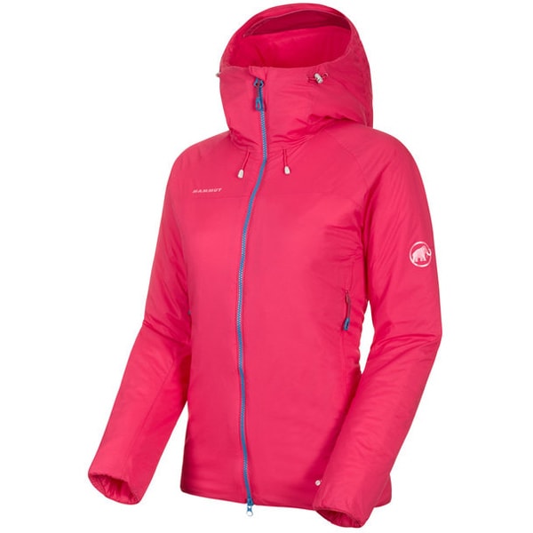 マムート MAMMUT  Rime IN Flex Hooded Jacket AF Women 1013-00760 3547 dragon fruit XSサイズ(日本：Sサイズ) [アウトドア シェルジャケット レディース]