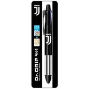 【限定】多機能ペン Drグリップ4＋1 ブラックホワイト ユヴェントス PBKHDF150FP-JBW