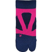 スパイダーアーチミドル2toeスベリドメ 72016 インディゴXピンク M（25-27cm） [ランニング ソックス]