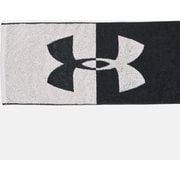 UA Cotton Towel M 1320352 001BLK/WHT/BLK [スポーツタオル]