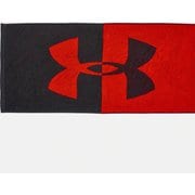 UA Cotton Towel M 1320352 BLK/RED/BLK [スポーツタオル]