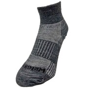 WRIGHTSOCK_MERINO COOLMESH II Quarter W0017GRS Gray Sサイズ [ランニングソックス]