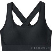 Armour Mid Crossback Bra 1307200 BLK/BLK/GPH LGサイズ [スポーツブラ]