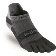 ラン MW ノーショー 203110 ブラック/グレー Mサイズ (25.5-27cm) [ランニング ソックス]