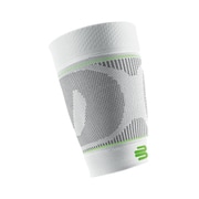 SPORTS COMPRESSION SLEEVES UPPER LEG 62110802 白 ショート(22-25cm) Lサイズ(大腿部上方周径：56-71cm 大腿部下方周径：41-46cm) 両足入り [サポーター 太もも用]