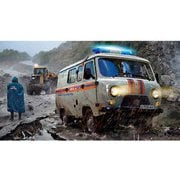 ZV43002 UAZ 3909 ロシア非常事態省仕様 [1/43スケール プラモデル]
