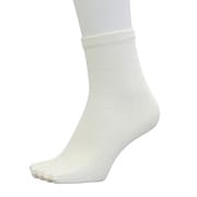 ランニングソックス 5本指 セミロング PSO-06 white Sサイズ(22-25cm) [ランニングウェア ソックス ユニセックス]