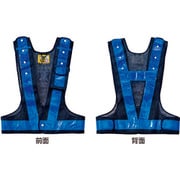 238078 [緑十字 多機能セーフティベスト 紺/青反射 フリーサイズ ポケット4箇所付]