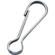 137060 [緑十字 スナップ(ナスカンフック) 11×34mm 10個組 スチール製]