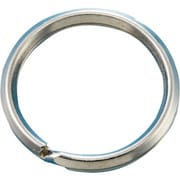 137170 [緑十字 二重リング(キーリング) 内径15.5mmΦ 10個組 スチール製]