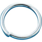 137200 [緑十字 丸リング 内径17mmΦ 線径2.5mmΦ 10個組 スチール製]