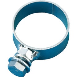 137381 [緑十字 ポール用標識取付金具(片面表示用) 適合径:38.1mmΦ スチール製]