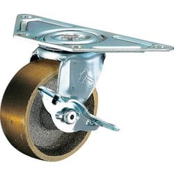 ハンマー Gシリーズコーナータイプ自在SP付イモノ車75mm 215G-C75-BAR01