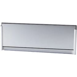 217300 [緑十字 ルームプレート 差込タイプ(アルミケース付) 80×245mm アルミ製]