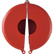 195014 [緑十字 ゲートバルブロックアウト 適応ハンドル径165.1～254mm PP製]