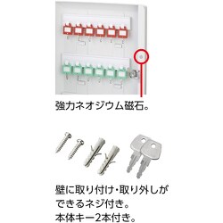 ヨドバシ.com - 日本緑十字社 199112 [緑十字 キーボックス 30個吊用 