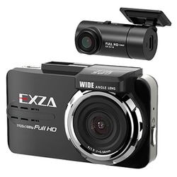 EXZA 2カメラ200万画素ドライブレコーダー EX-712HD