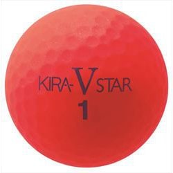 KIRASTARV RD（キラスターV レッド） [ゴルフボール 1ダース12球入り]