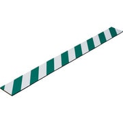 247042 [緑十字 トラ柄クッション 緑/白 100×1000mm 厚み5mm 無反射タイプ]