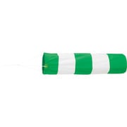 緑十字 安全吹き流し 緑/白 300Φ×1200mm ポリエステル製 249003