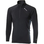 アドバンスウォーム ジップアップ ロングスリーブ Advance Warm Zip Up Long Sleeves GC09310 (BK)ブラック Lサイズ [コンディショニングウェア 長袖シャツ メンズ]