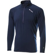 アドバンスウォーム ジップアップ ロングスリーブ Advance Warm Zip Up Long Sleeves GC09310 (EN)エクリプスネイビー Lサイズ [コンディショニングウェア 長袖シャツ メンズ]
