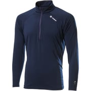 アドバンスウォーム ジップアップ ロングスリーブ Advance Warm Zip Up Long Sleeves GC09310 (EN)エクリプスネイビー XLサイズ [コンディショニングウェア 長袖シャツ メンズ]