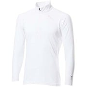 アドバンスウォーム ジップアップ ロングスリーブ Advance Warm Zip Up Long Sleeves GC09310 (W)ホワイト Mサイズ [コンディショニングウェア 長袖シャツ メンズ]
