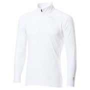 アドバンスウォーム ジップアップ ロングスリーブ Advance Warm Zip Up Long Sleeves GC09310 (W)ホワイト Lサイズ [コンディショニングウェア 長袖シャツ メンズ]