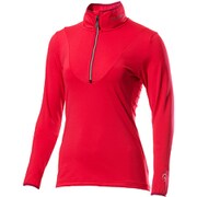 アドバンスウォームジップアップロングスリーブ Advance Warm Zip Up Long Sleeves GCW09310 (FL)フラゴラレッド Sサイズ [スキーアンダーウェア レディース]