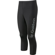 アドバンスウォーム3/4タイツ Advance Warm 3/4 Tights (KC)ブラック×チャコール Sサイズ [コンディショニングウェア 3/4タイツ メンズ]