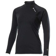 アドバンスウォーム ハイネック ロングスリーブ W’s ADVANCE WARM HIGH NECK LONG SLEEVES GCW09311 (BK)ブラック XLサイズ [スキーアンダーウェア レディース]