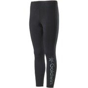 アドバンスウォーム ロングタイツ Advance Warm Long Tights GCW09360 (KC)ブラック×チャコール Lサイズ [コンディショニングウェア ロングタイツ レディース]