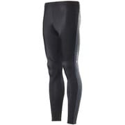 アドバンスカーゴ ロングタイツ Advance Cargo Long Tights GC09355 （KN）ブラック×ネイビーグレー Sサイズ [コンディショニングウェア ロングタイツ メンズ]
