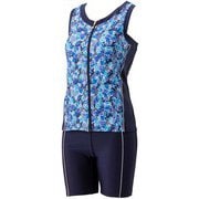 プリントビラップビセパ ES79266E （NB）ネイビー XBサイズ [フィットネス・競泳水着 レディース]